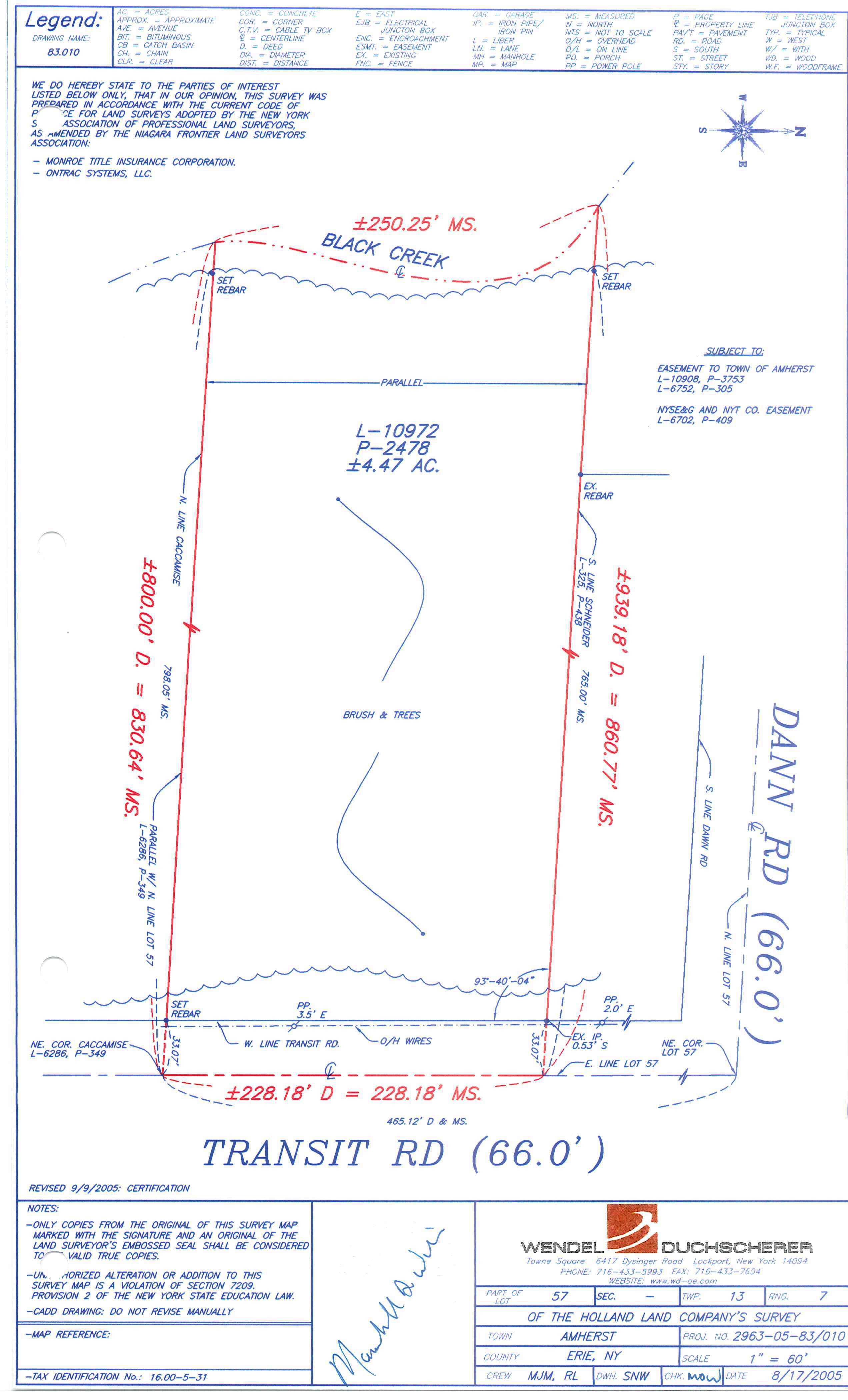 10560-10580 Transit Rd — 6.6-Acre Commercial Development Site